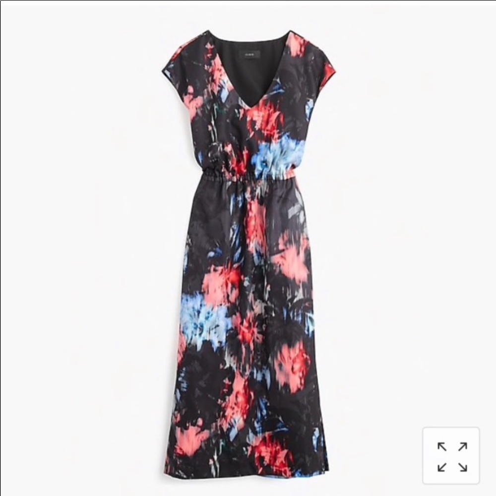 JCrew Draper Slide Slit Dress - EUC